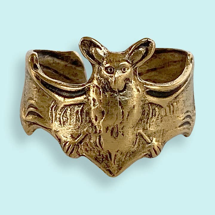Gold Bat Ring for wholesale by Ornamental Things