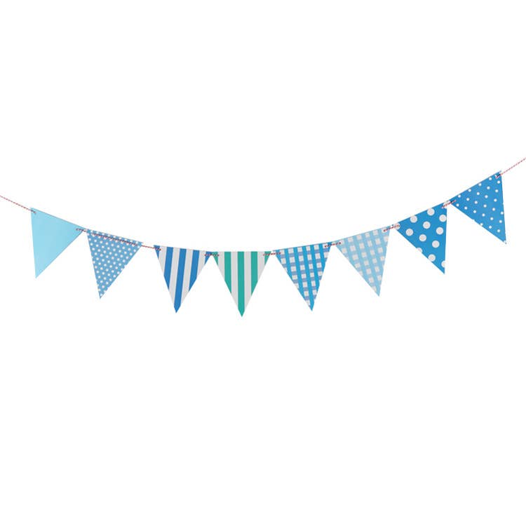 Candles Meta – Engroshandel Festskilt/banner – Minimalistisk stil Stribet papirvimpel til boligindretning1