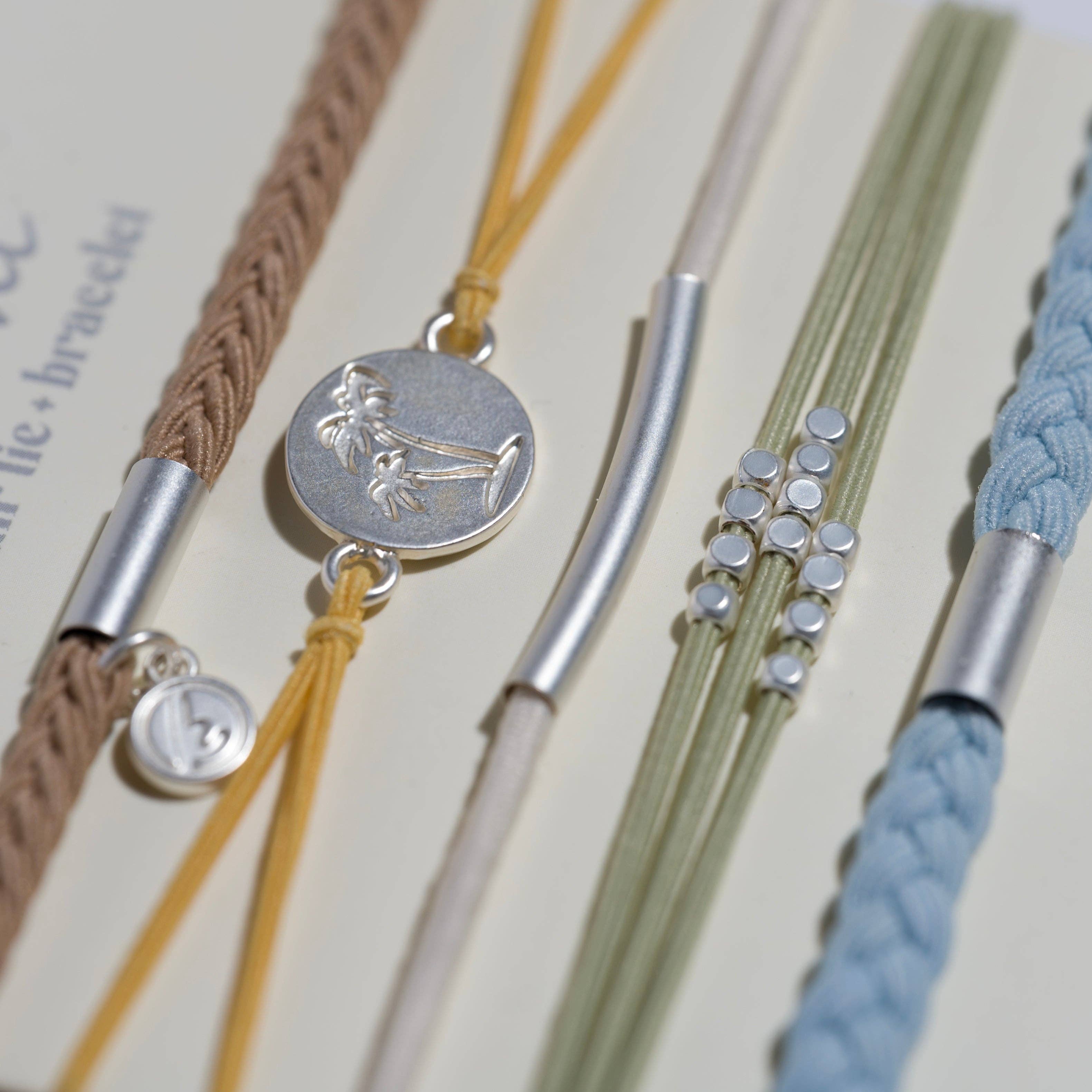 K'lani hair tie bracelets - Wholesale Jewelry Set - Grow3