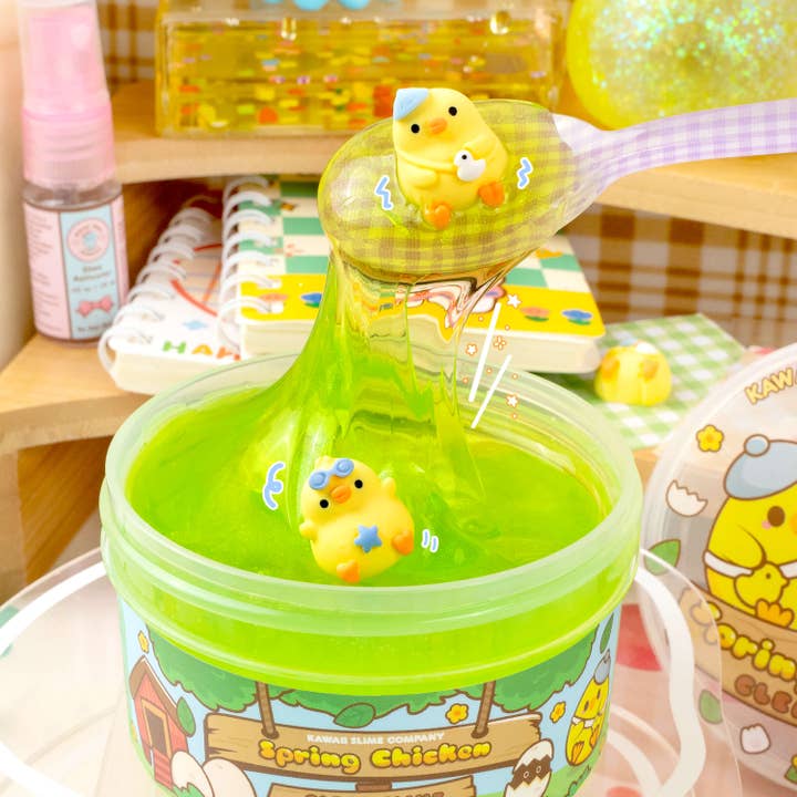 Kawaii Slime Company – Engroshandel Legeslim - Børn – Forårskylling Klar Slim (4 stk./kasse)2