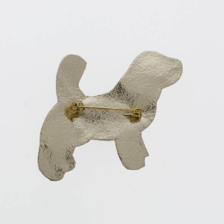 HHH Designs - Wholesale Brooch - 63mm x 68mm Beagle Dog Embroidered Beaded Pin – Handmade Animal Brooch, each1