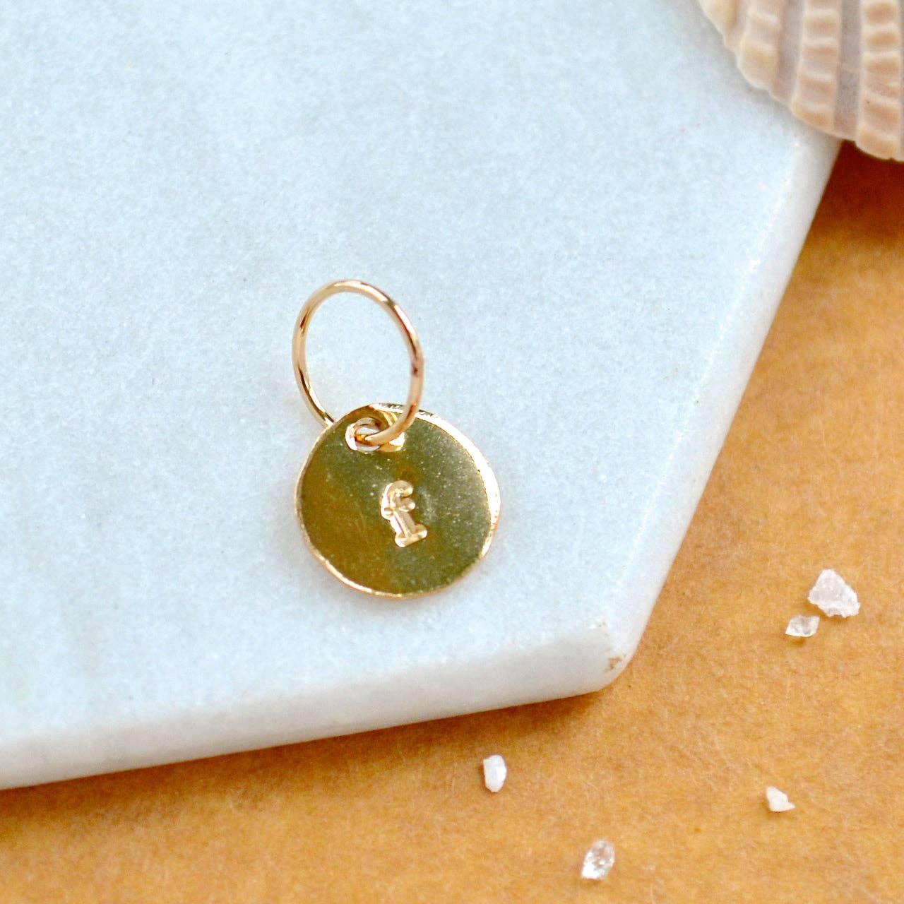 Foamy Wader - Wholesale Individual Charm/Pendant - Lowercase Initial Charm Pendant - Classic Font23