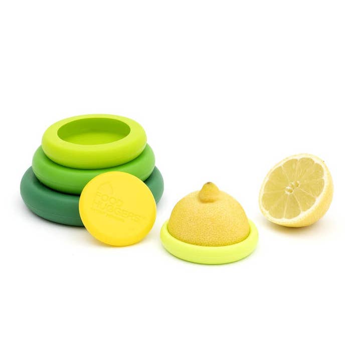 Food Huggers - Wholesale Food Storage Wrap/Bag - Fresh Green Food Huggers - Set of 5