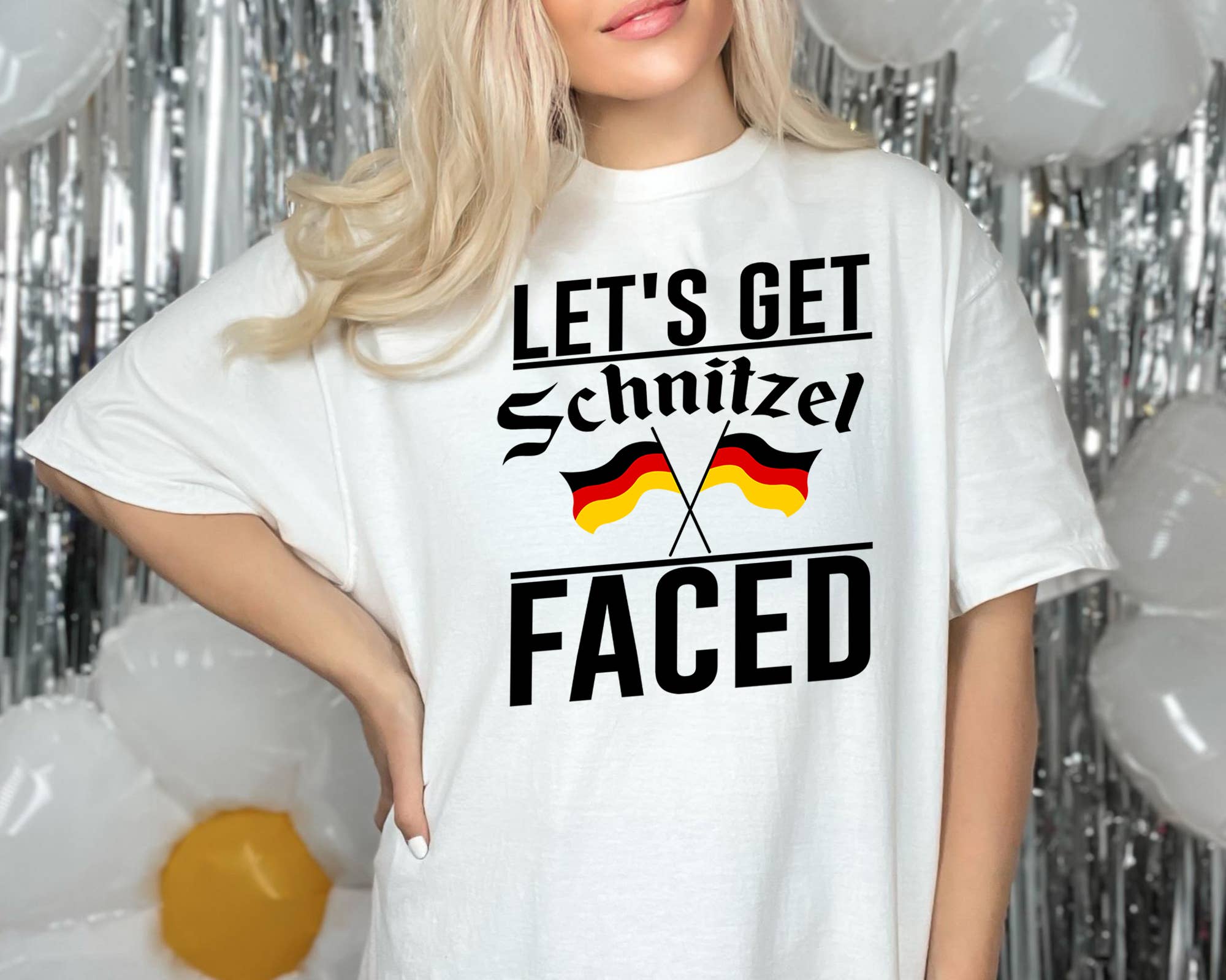 Vivtrek - Wholesale Screen Printed T-Shirt - Women's - Oktoberfest Funny Drinking Schnitzel Faced T-shirt4