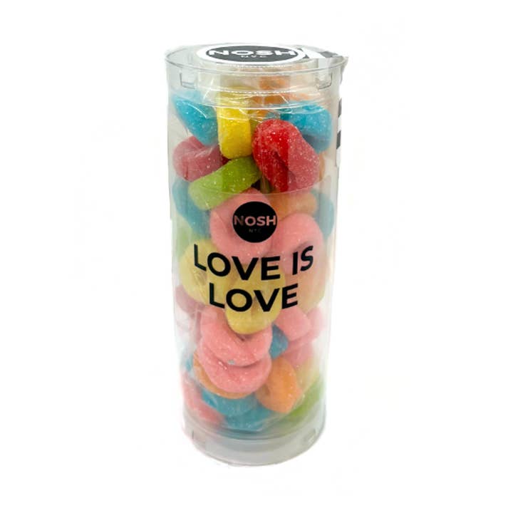 NOSH NYC - Wholesale Gummy - LOVE IS LOVE sour rainbow loops