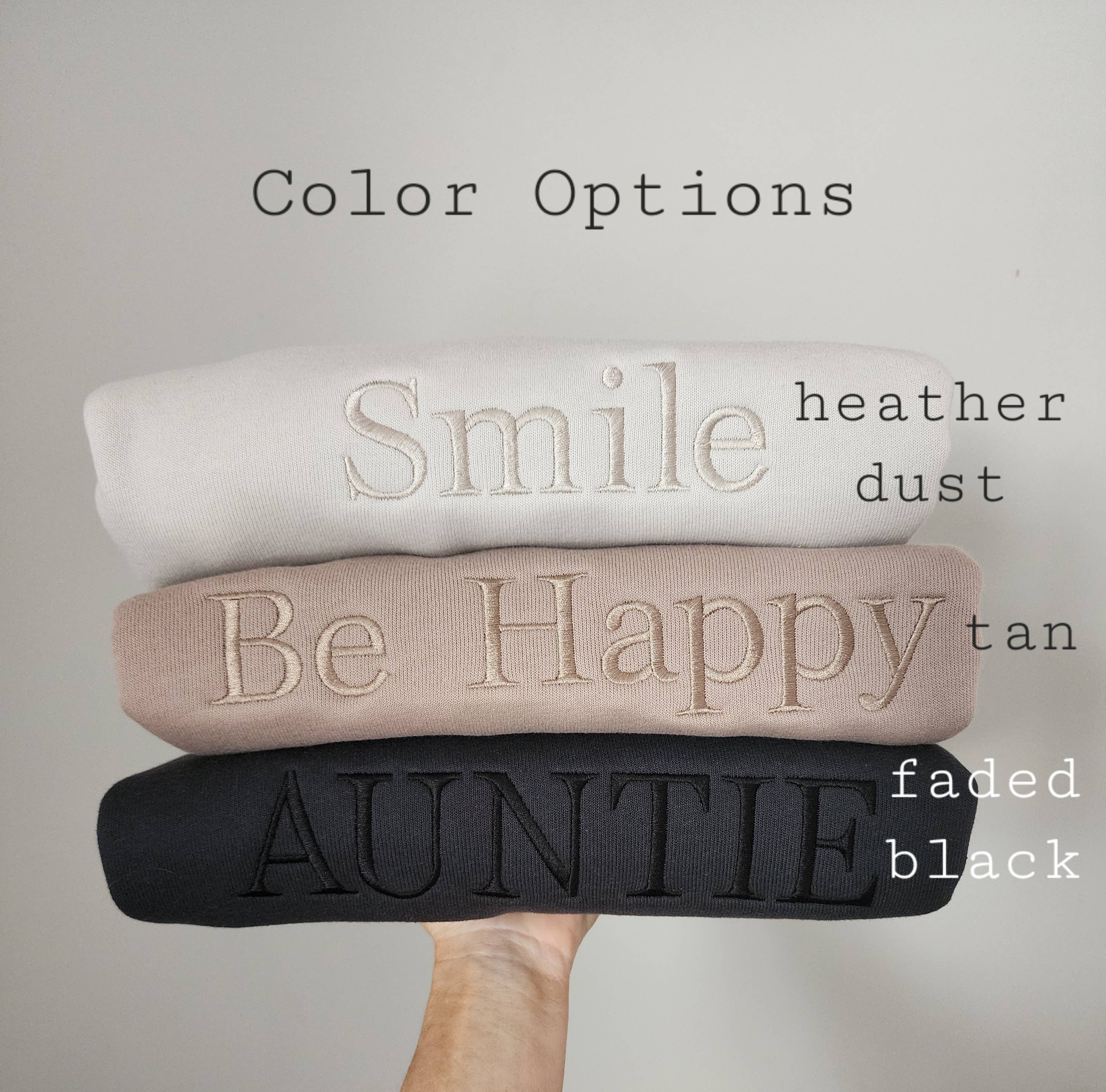 Coffee and Chaos Apparel - Wholesale Sweatshirt - Women's - Custom embroidered sweatshirt- STANDARD FONT3