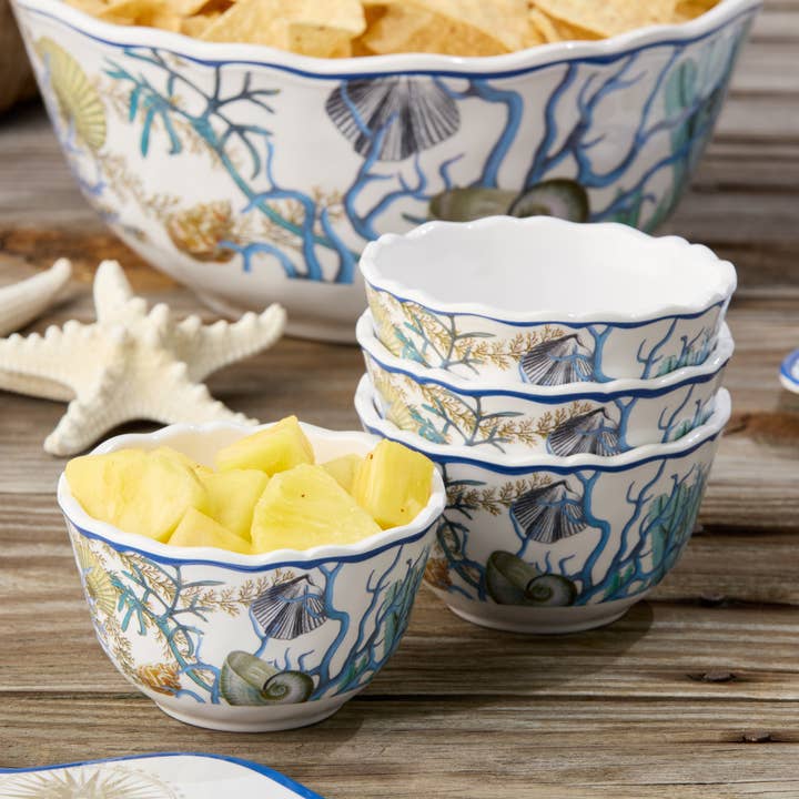Blue Lagoon Set of 4 4in Dipping Bowls for wholesale by Certified International