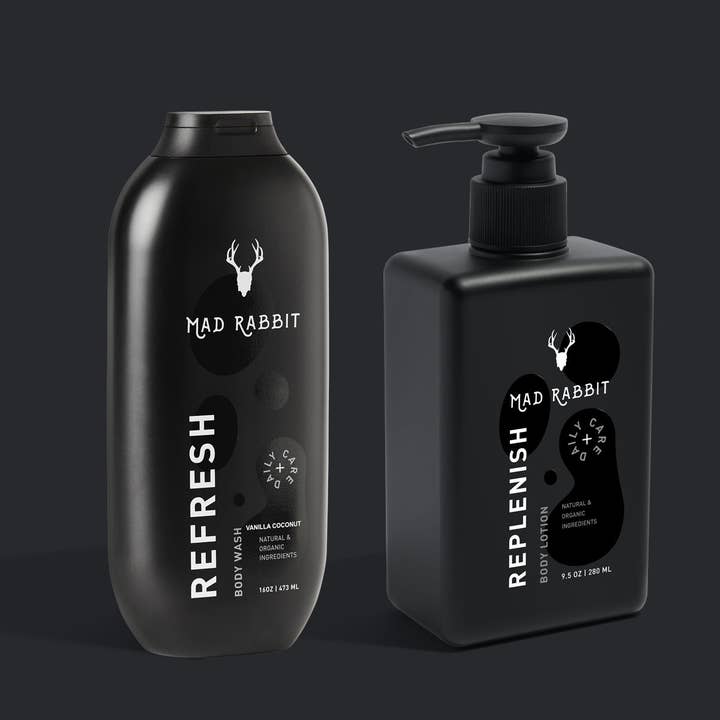 Daily Lotion & Body Wash for wholesale by Mad Rabbit