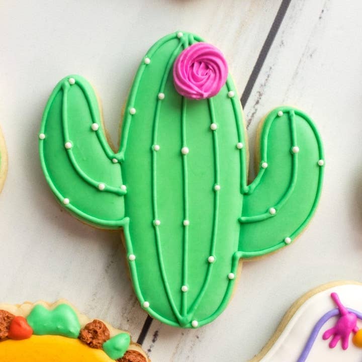 Cactus Cookie Cutter, Southwestern Cookie Cutter, Fiesta for wholesale by The Sassy Sprinkle