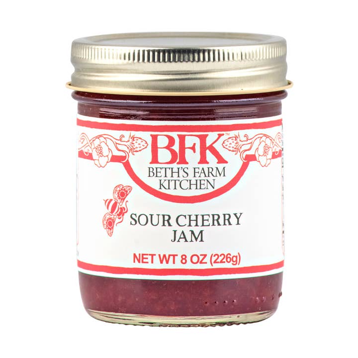 1/2 case Sour Cherry Jam - Low Sugar (6 jars) for wholesale by Beth's Farm Kitchen