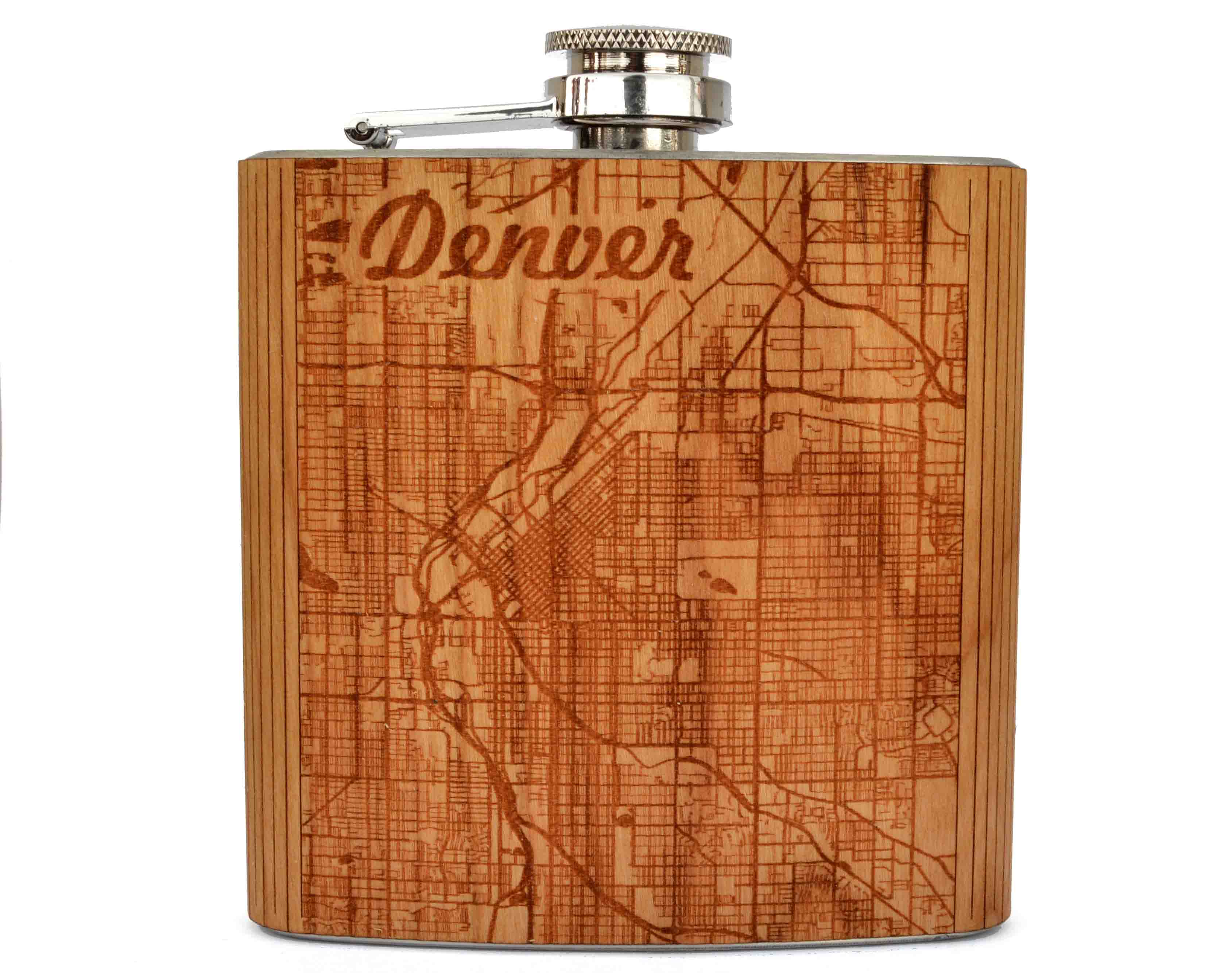 Autumn Woods Collective - Wholesale Flask - Handmade Flask | City Map2