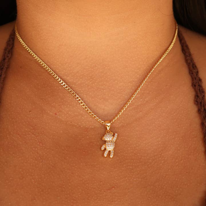 Mini Teddy Necklace for wholesale by B Jewels By Brit
