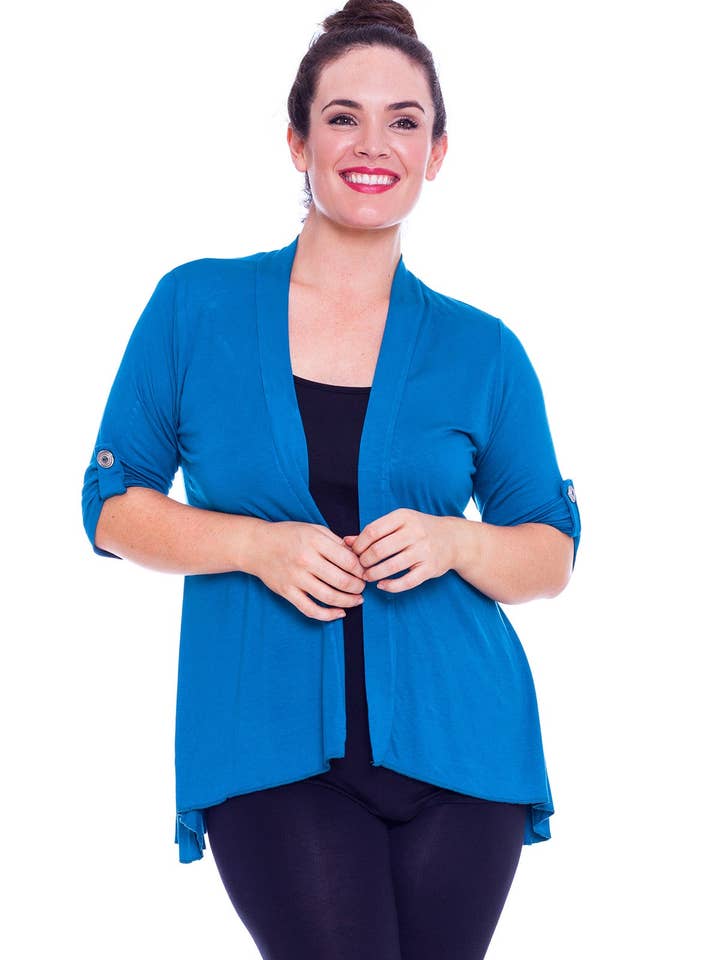 3058 Åben Vandfalds Cardigan for engroshandel hos NOUVELLE