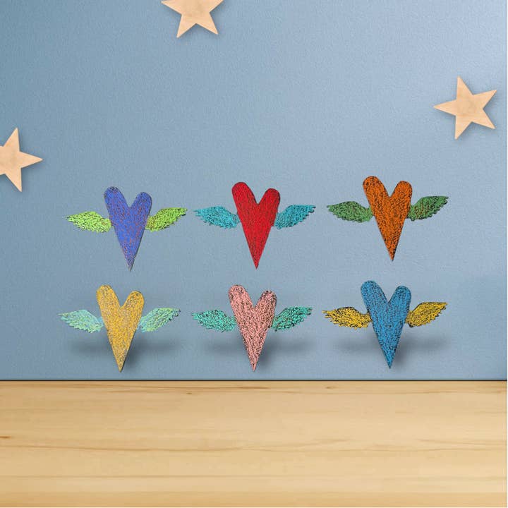 Whimsies – Großhandel Magnete – Herzmagnet, niedliche Geschenke, Impulskauf, nachhaltiges Hippie-Geschenk1