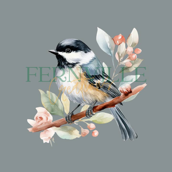 Fernville Creations - Wholesale Hand Towel - Chickadee Hand Towel, Luxury Bath Decor, Sophisticated Decor2