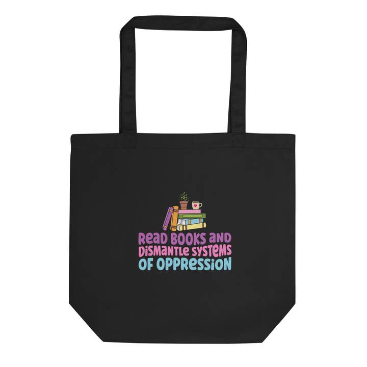 Lees boeken Oppression Eco draagtas voor wholesale door Chronic Crafts