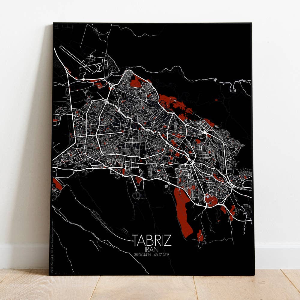 mapospheres - Wholesale Poster - Poster of Tabriz | Iran3