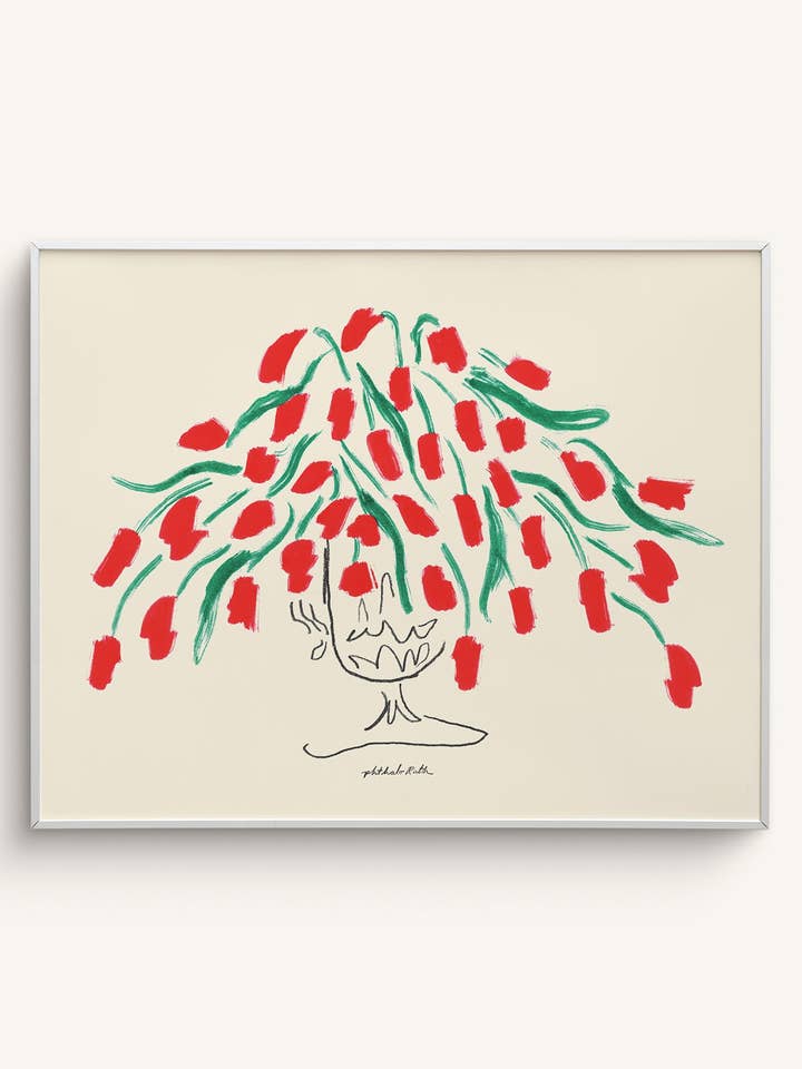 "Tulips" Art Print for wholesale by Phthalo Ruth
