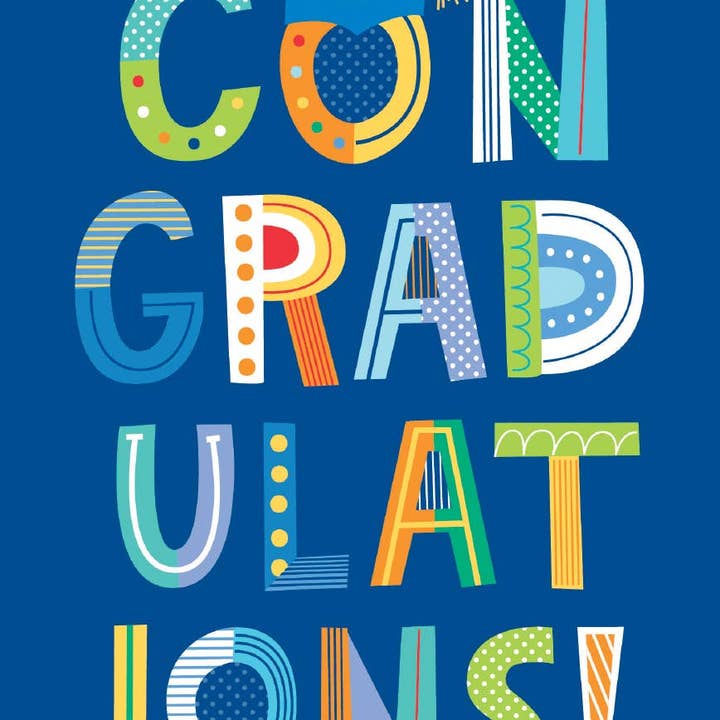 CARTE DE FÉLICITATIONS POUR DIPLÔME 4,5 x 6,25" pour la vente par Calypso Cards LLC