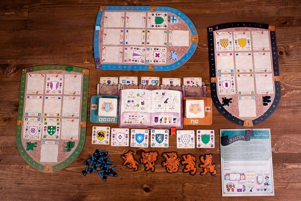 25th Century Games - Wholesale Board Game - Blazon - Heraldic Shield Design Board Game7