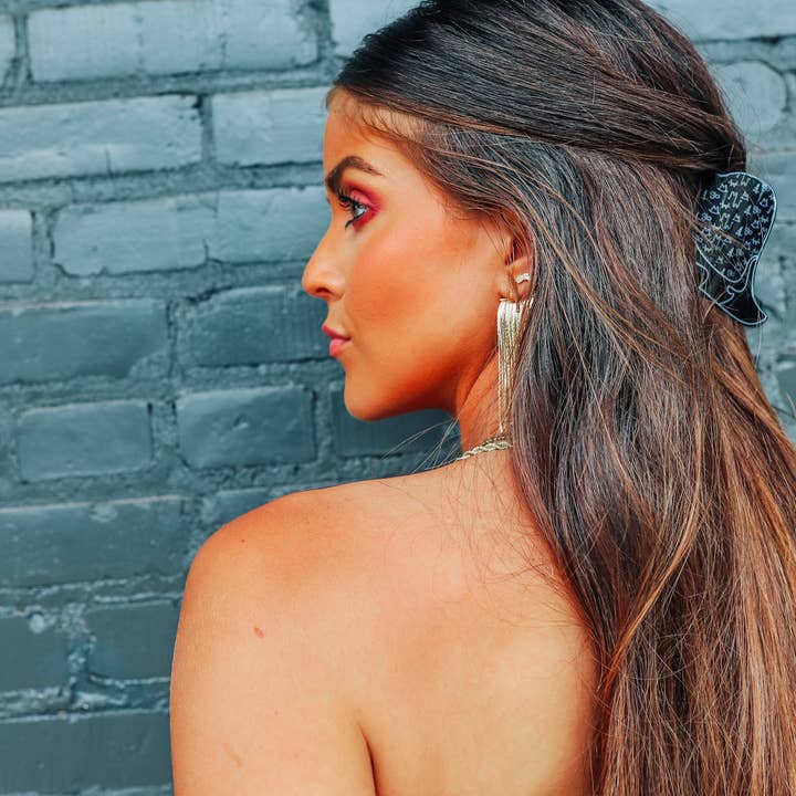 The Front Porch Label – Großhandel Haarclip – Damen – Black Brand Boot Haarspange