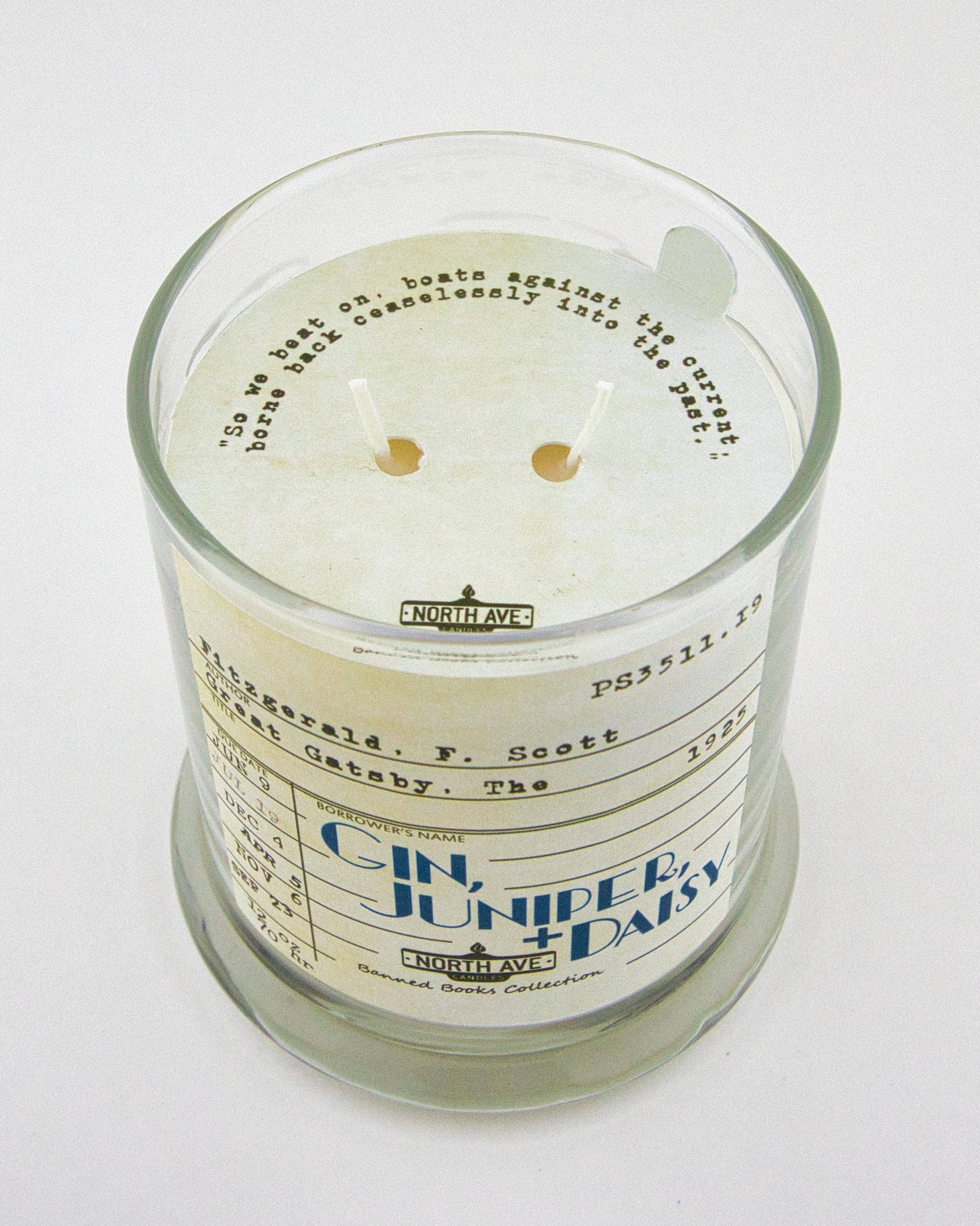 North Ave Candles - Wholesale Jar/Filled Candle - Banned Book Candle / The Great Gatsby / Book Lover Gift5