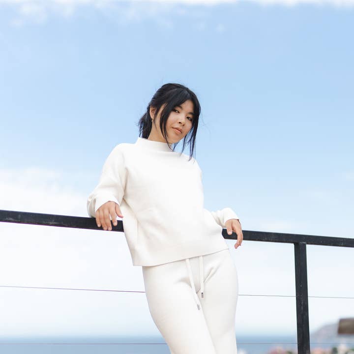 Minimalist Comfort Sweater and Pants Set HY2311 for wholesale by Cecile Wang