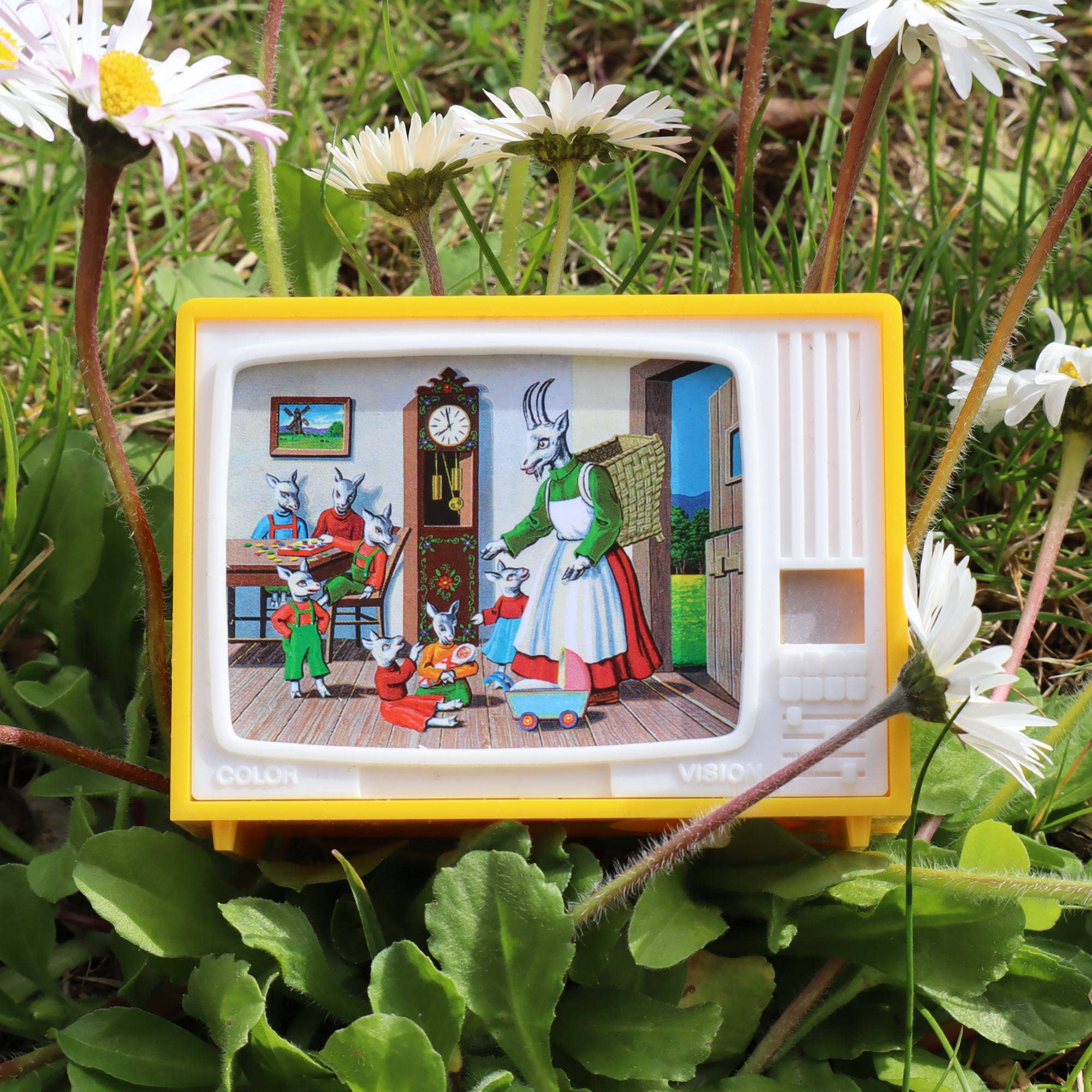 Tribal Trade GmbH - Wholesale Decorative Figurine - Watch Click-TV Fairy Wolf and the Seven Little Goats7