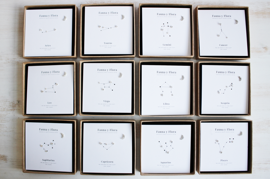 Fauna y Flora - Wholesale Stud/Post Earrings - Zodiac Earrings3