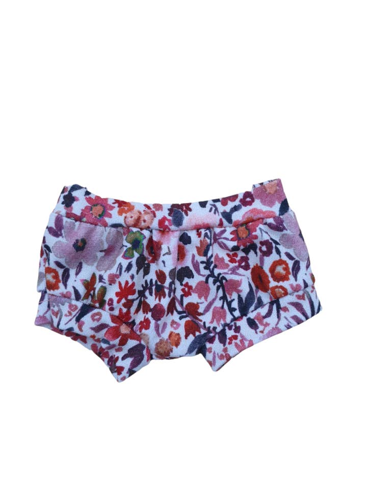 Maman Poule et Papa Coq - Wholesale Shorts - Kids - Rust Flower Panties