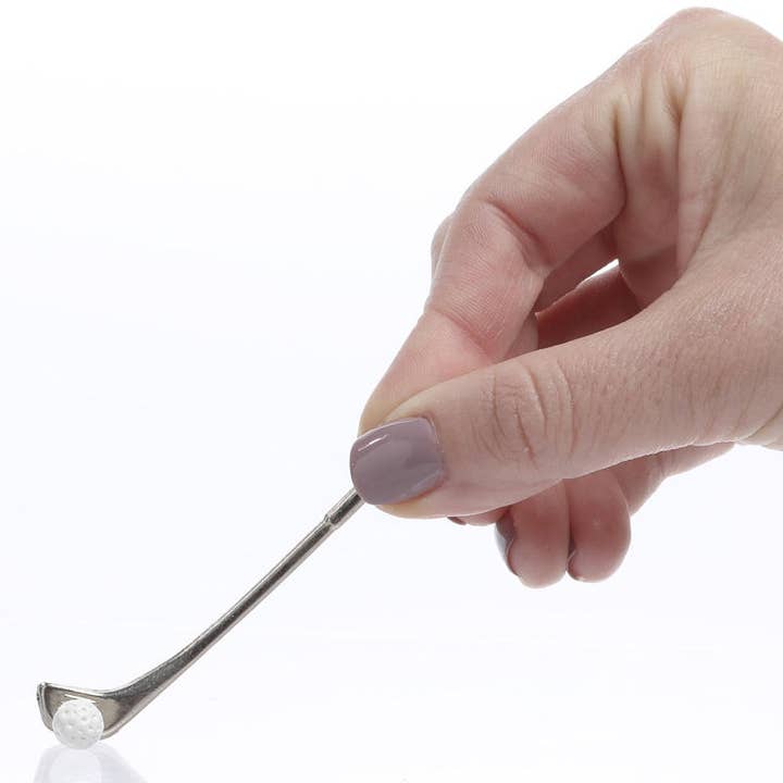 Factory Direct Craft - Wholesale Decorative tabletop object - Miniature Golf Ball and Club Set1