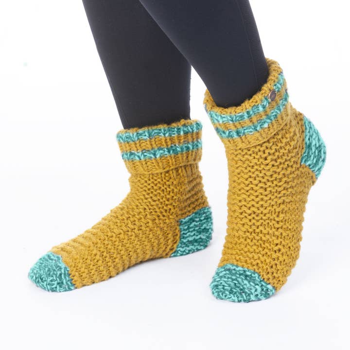 Black Yak Ltd – wholesale Strumptofflor – Unisex – Ren ull - Loungesockor - Rättvis handel