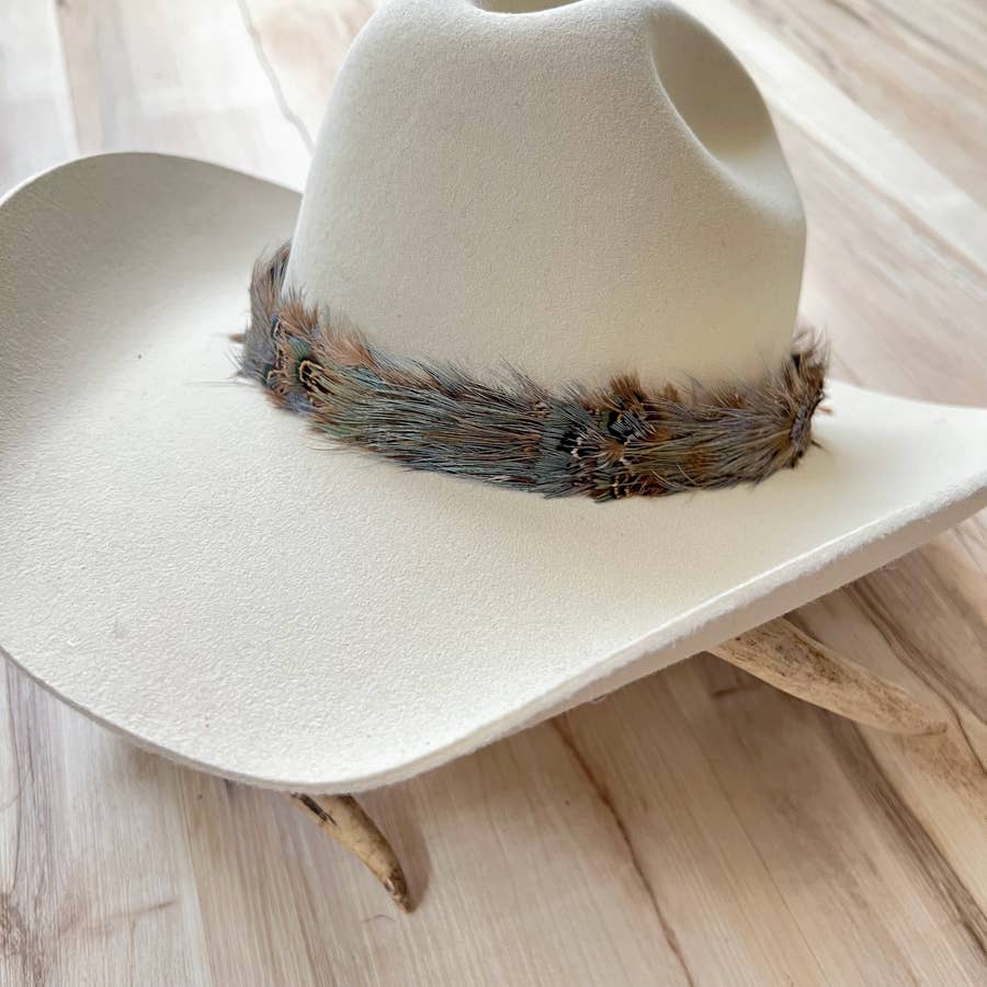 Wholesale FINGERINSPIRE 3 Styles Hat Band Brown Concho Hatband
