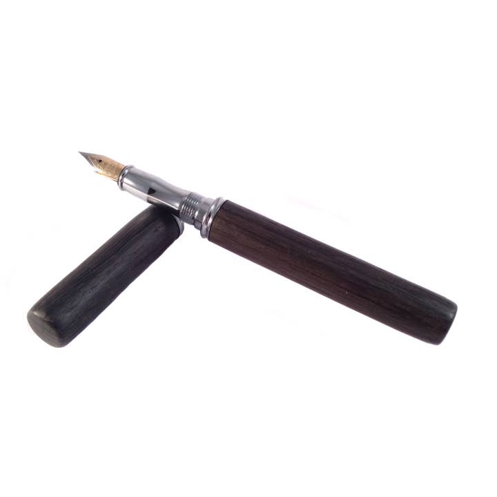 Bog and Brass - Wholesale Pen - Solid wooden fountain pen in Irish bog oak4