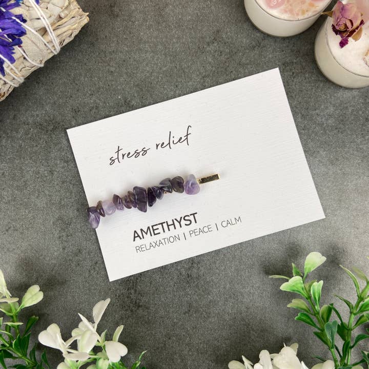 Gem Bobby Pin para aliviar el estrés para venta al por mayor de The Persnickety Co