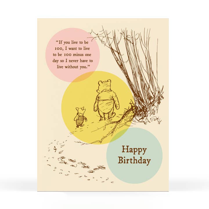 Sweet Bippy Press - Vente Cartes d'anniversaire - 100e anniversaire de Winnie l'Ourson0
