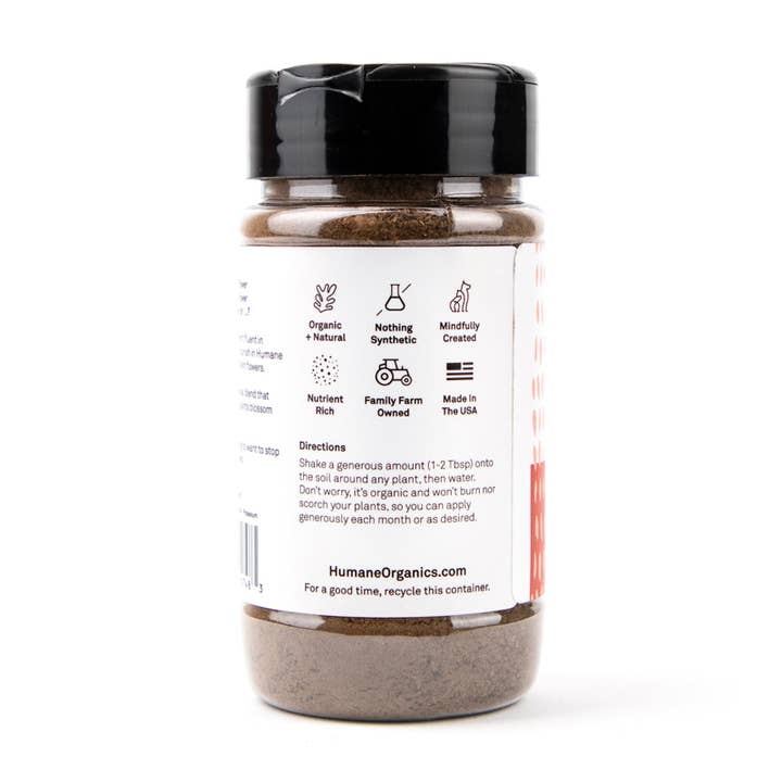 Humane - Wholesale Fertilizer - Flourish Organic Floral Plant Food, 5oz