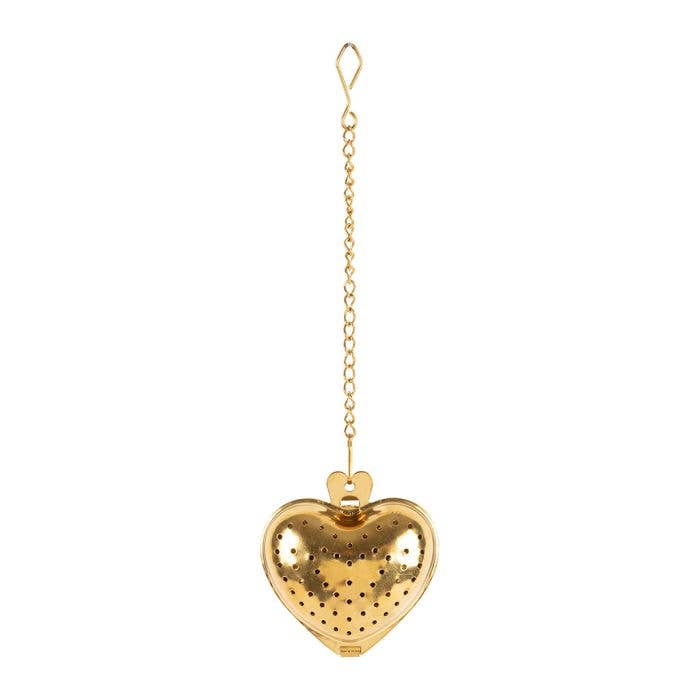 Magnifique Hearts - Wholesale Theevergiet/infuser - Hartvormige gouden thee-ei voor losse thee en kruiden