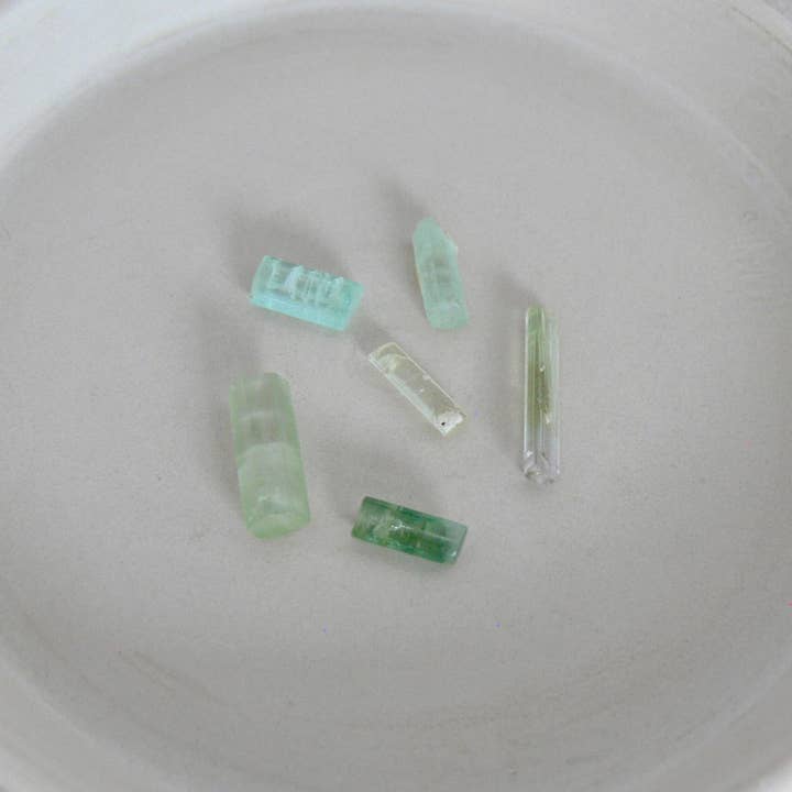 Rope and Leather - Wholesale Pendant/Charm Necklace - Tourmaline and Silk Necklace