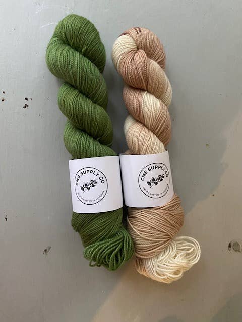 Ooey Gooey Sock Kits - Moss + Peaceful for wholesale by CMS Supply Co