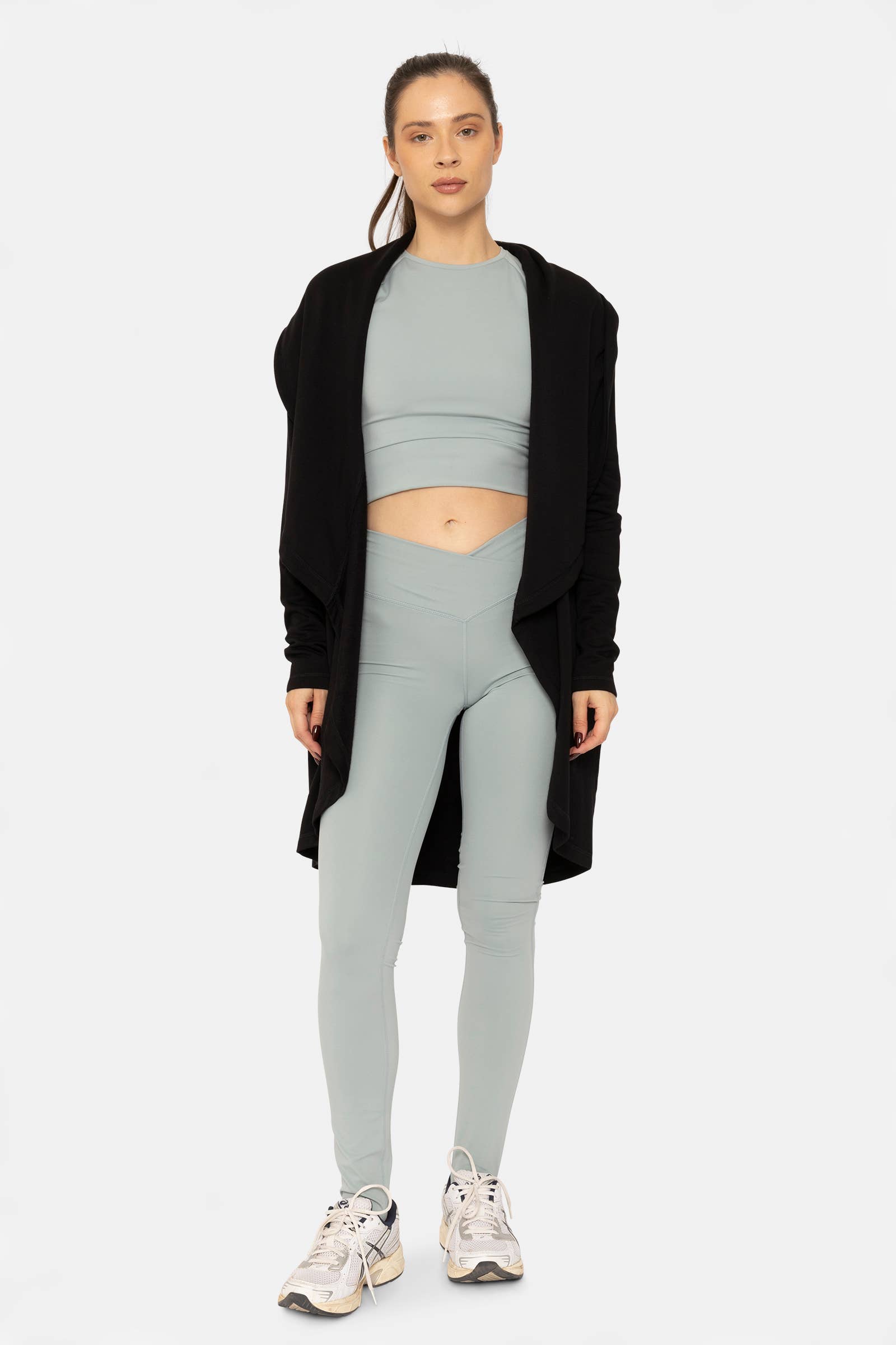 Mono B - Venta al por mayor Cárdigan - Mujer - Cárdigan abierto fluido con forro polar3