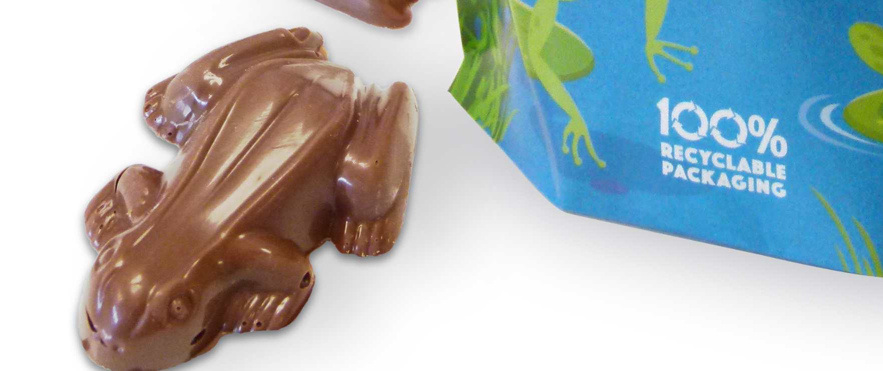 Hames Chocolates - Wholesale Chocolate - Solid Milk Chocolate Shaped Frogs Pouch1