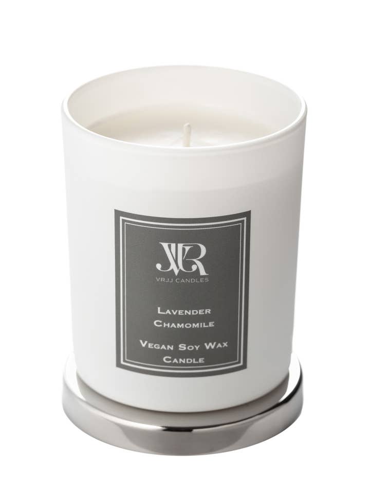 LAVENDEL-KAMILLEN-SOJAWACHSKERZE für den Großhandel von VRJJ Candles
