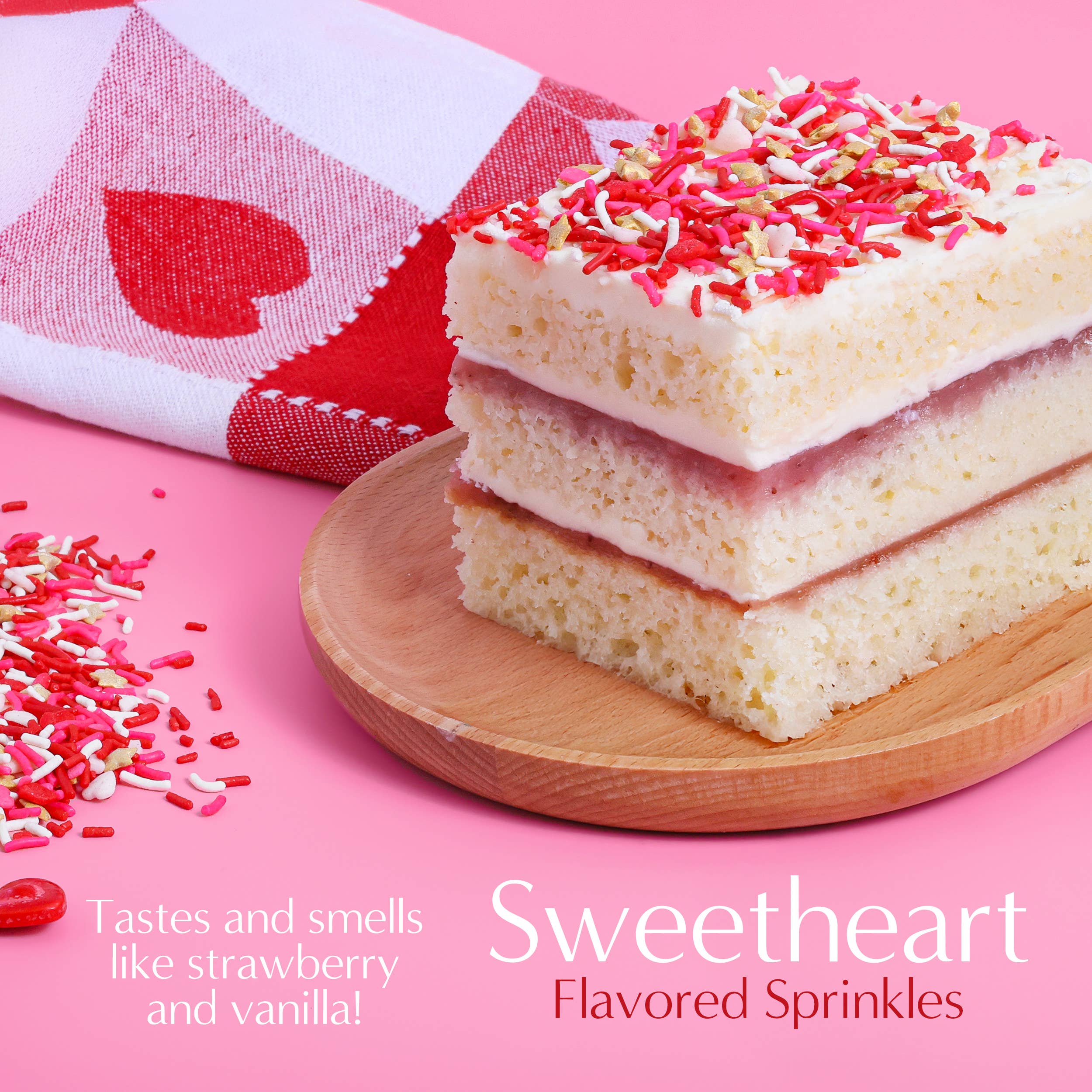 Sprinklemania - Wholesale Sprinkles - Sprinklemania Sprinkles : Sweetheart Blend, 16oz Bag4