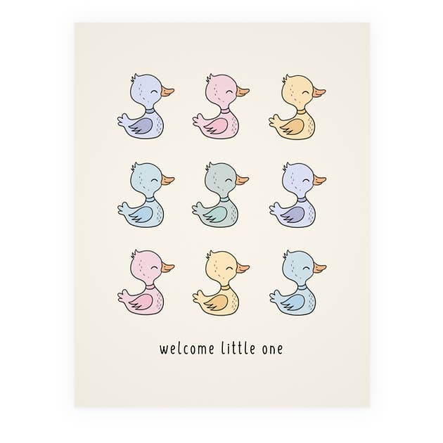 Welcome Little Duckies for wholesale by Card Construction Inc.