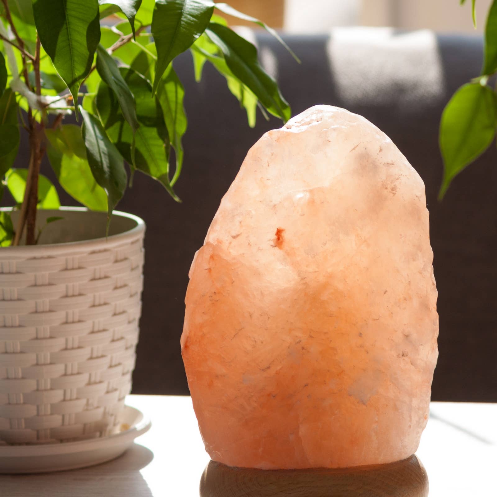Zen'Arôme - Wholesale Salt Lamp - Himalayan Salt Lamp with USB Plug and LED Lighting5