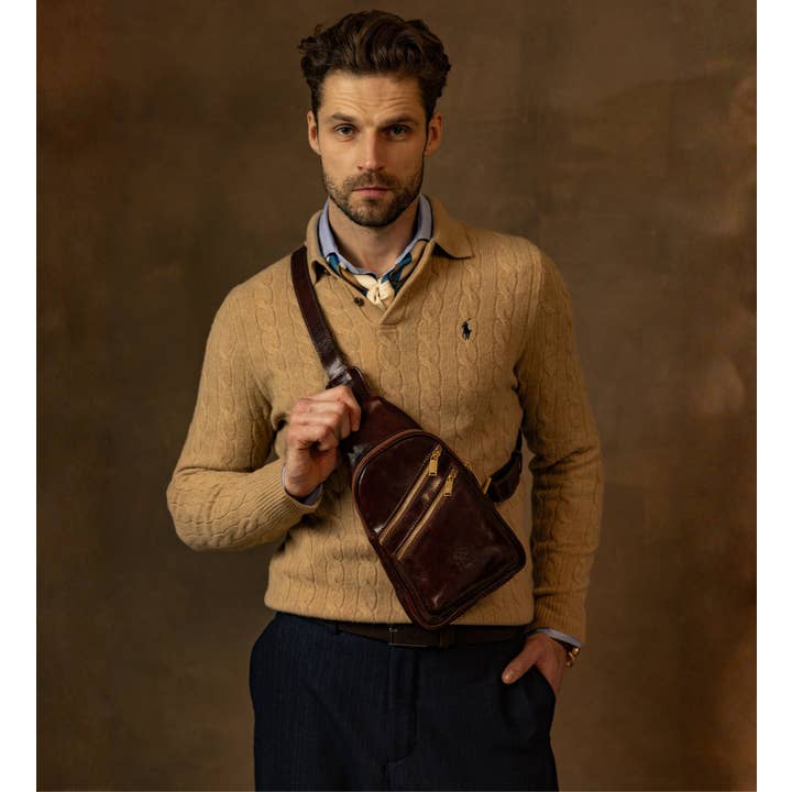 Time Resistance - Wholesale Crossbodytas - Heren - Leren Schoudertas - Catch-221