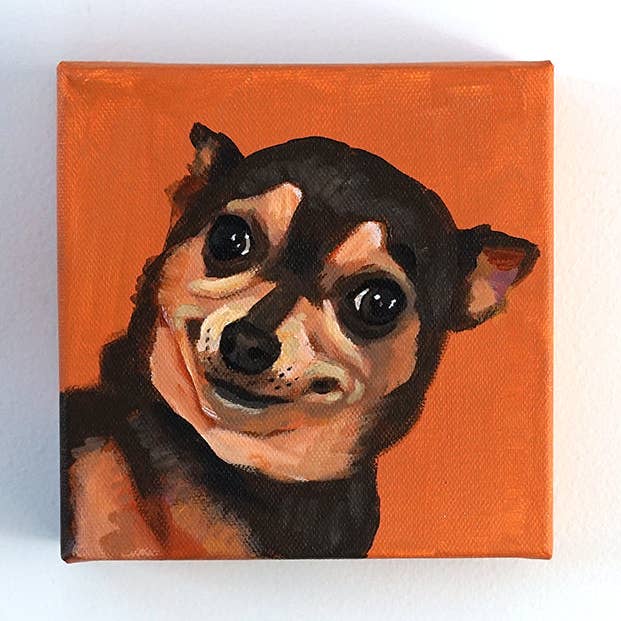 ¿De verdad? Pintura de Chihuahua para venta al por mayor de Robin Good Art & Design