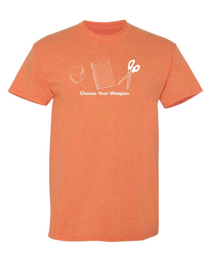 Feelin Good Tees - Wholesale Screen Printed T-Shirt - Unisex - Choose Your Weapon Rock Paper Scissors10