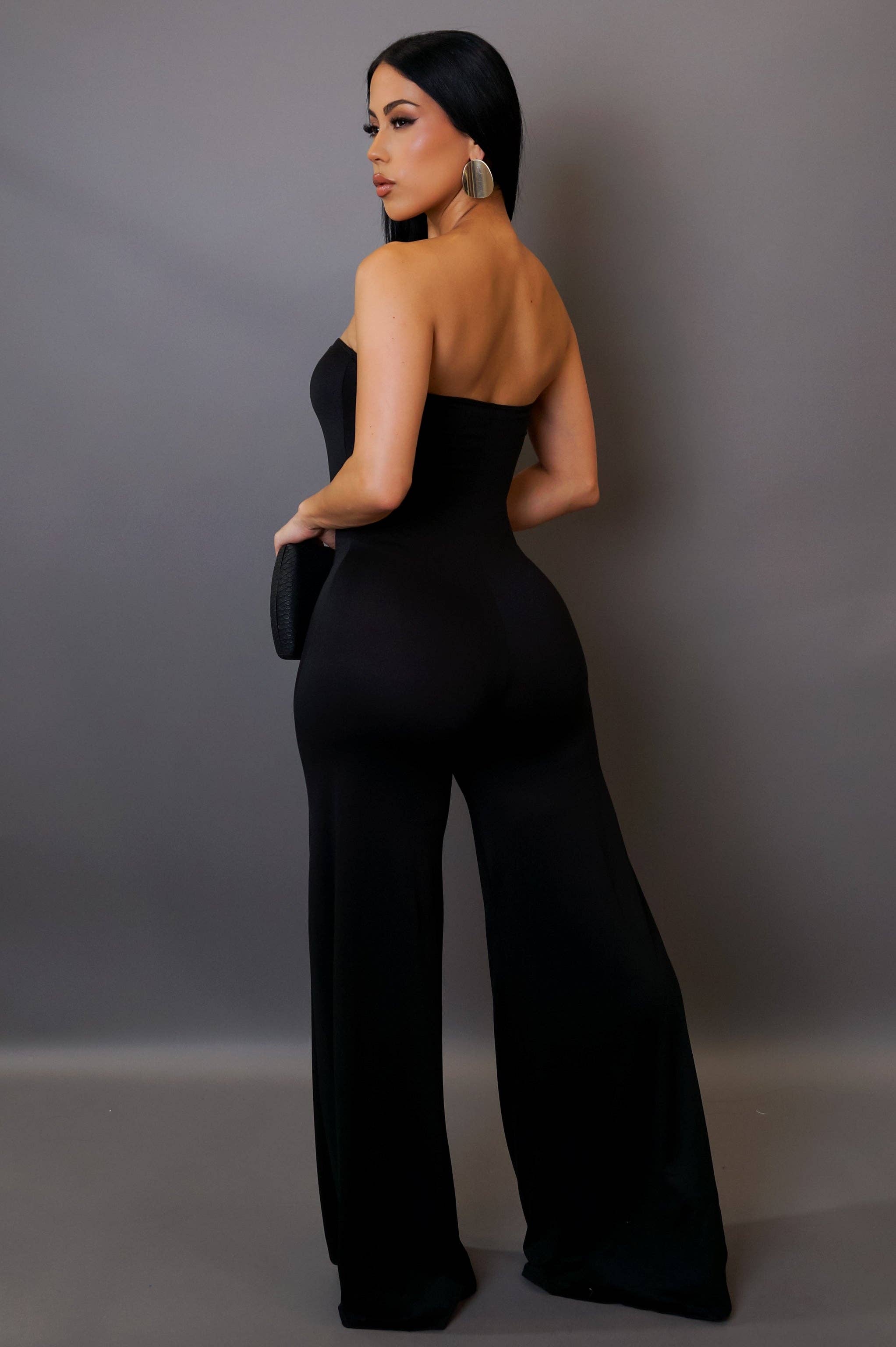 5besties inc - Wholesale Jumpsuit - Women's - STRAPLESS WIDE LEG JUMPSUITS1
